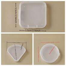 1 hộp đựng mút trang điểm nhỏ gọn, hộp đựng mút trang điểm sáng tạo và di động, thiết yếu khi đi du lịch - Trong sáng - Xem 2