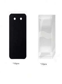 20/50/100 piezas de etiquetas y tarjetas de presentación para empaques de regalo, tarjetas de exhibición de llaveros, tarjetas de exhibición de collares - Multicolor - Ver 13