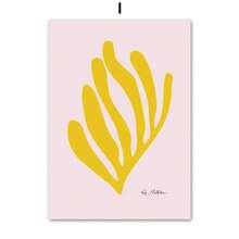 1pc Retro Matisse Abstract Leaf Flower Wall Art Print Canvas Painting Nordic Poster Wall Picture For Living Room Interior Decoration No Frame - Multicolor - View 18