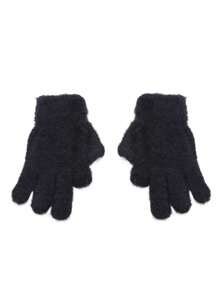 1双时尚暖露两指手套学生书写手套加绒加厚防寒手套 - 彩色 - 查看 18