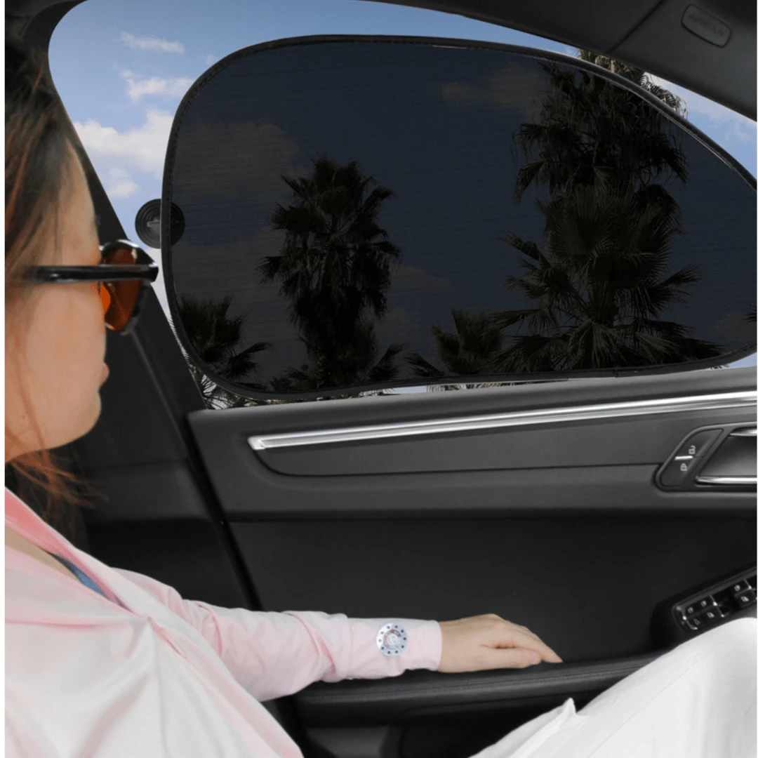 The Mesh Sunshade Used In The Front Side Window Of 1PC Car Can