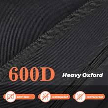 Túi đựng giấy gói quà, thích hợp cho hộp quà Giáng sinh có túi bên trong, hộp đựng giấy gói quà - Đựng được 27 cuộn giấy gói quà có đường kính 1-3/8", ruy băng, nơ - dưới gầm giường - chất liệu 600D, quà tặng Giáng sinh - màu đen - Xem 3