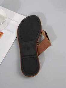 Sandalias de playa abiertas de moda casual para mujer, chanclas, perfectas para viajar, vacaciones y caminar
