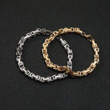 1 件不锈钢时尚皇帝手链是一款男女皆可佩戴的百搭嘻哈潮流珠宝 - 霸氣手鍊 - 查看 3