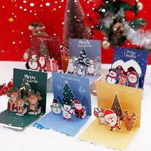 3 tấm thiệp chúc mừng Giáng sinh ngày lễ, bao gồm Ông già Noel 3D, Cây thông Noel, Người tuyết & Tuần lộc, Nhãn dán phong bì cho Tiệc đêm giao thừa, Quà tặng bưu thiếp và Quà tặng Halloween tự làm, Thẻ tin nhắn lưu niệm, Thẻ vui nhộn, Thẻ quà tặng, Thẻ cảm ơn - Nhiều màu - Xem 1