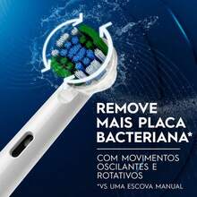 Rechargeable Electric Toothbrush With Timer Rotating Head Vitality 100 Precision Clean 110v - 白色 - 查看 4