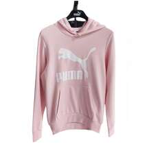 Puma Sudadera deportiva holgada y cómoda con capucha de punto para entrenamiento y uso casual