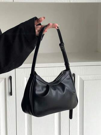 Bolso de hombro con pliegues en forma de nube, nuevo para mujer en otoño/invierno, bolso cruzado de moda, bolso baguette de gran capacidad