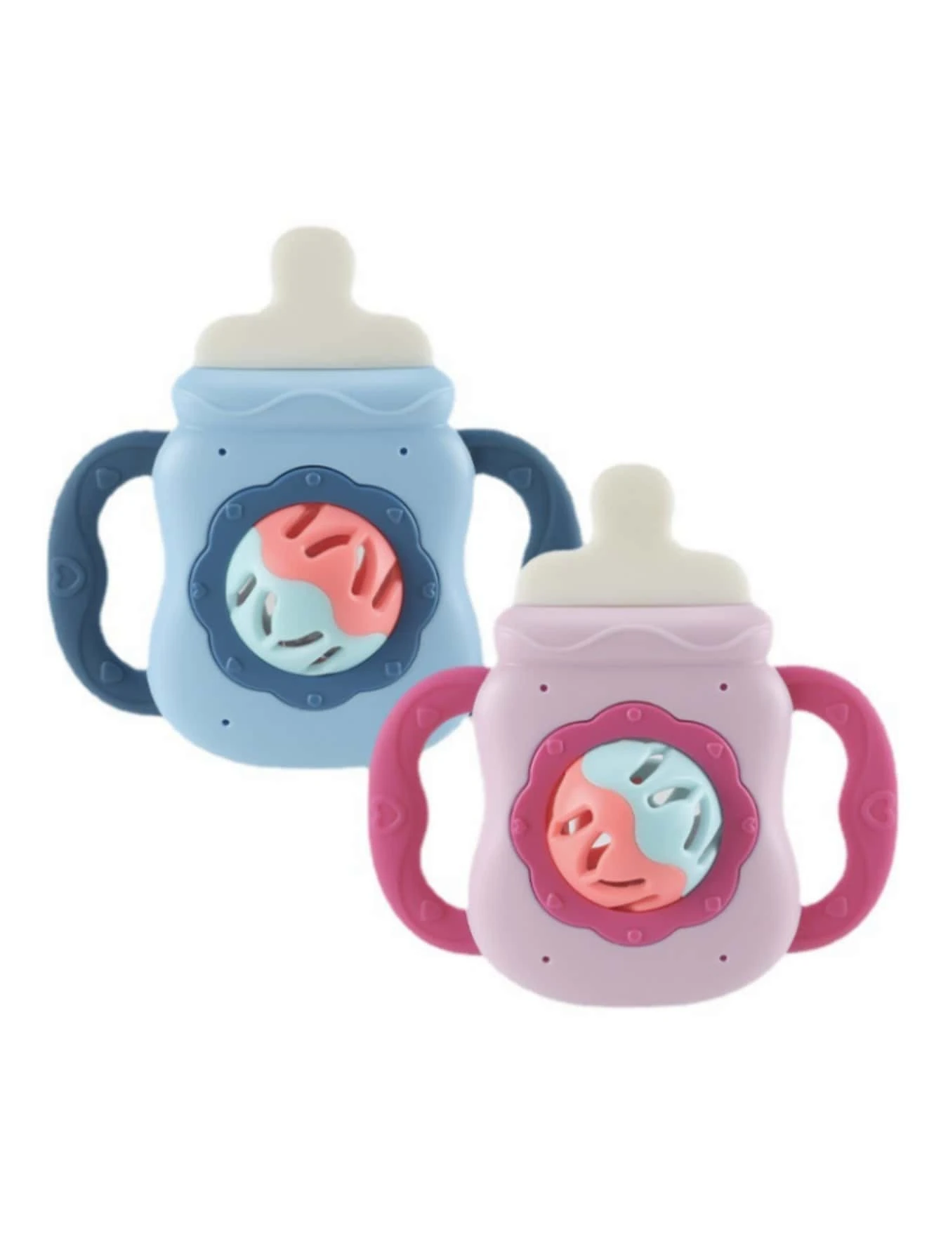 OR TU Baby Speelgoed 0 3 6 9 12 maanden Kinderwagenketting met Bijtbel 4st Schattig Fruit Baby Rammelaar Carrycot Babybedje Kinderwagen Speelgoed voor Baby Cadeau