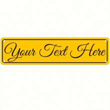 1 Biển báo đường phố bằng kim loại tùy chỉnh - Cá nhân hóa bằng tên hoặc tin nhắn của bạn, sử dụng trong nhà/ngoài trời, 8 tùy chọn màu sắc, phong cách cổ điển - Nhiều màu - Xem 4