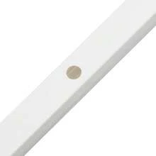 Canaleta de PVC de 0.4 x 0.4 pulgadas y 98.4 pies de largo, flexible, para el sistema de gestión de cables eléctricos - Blanco - Ver 6
