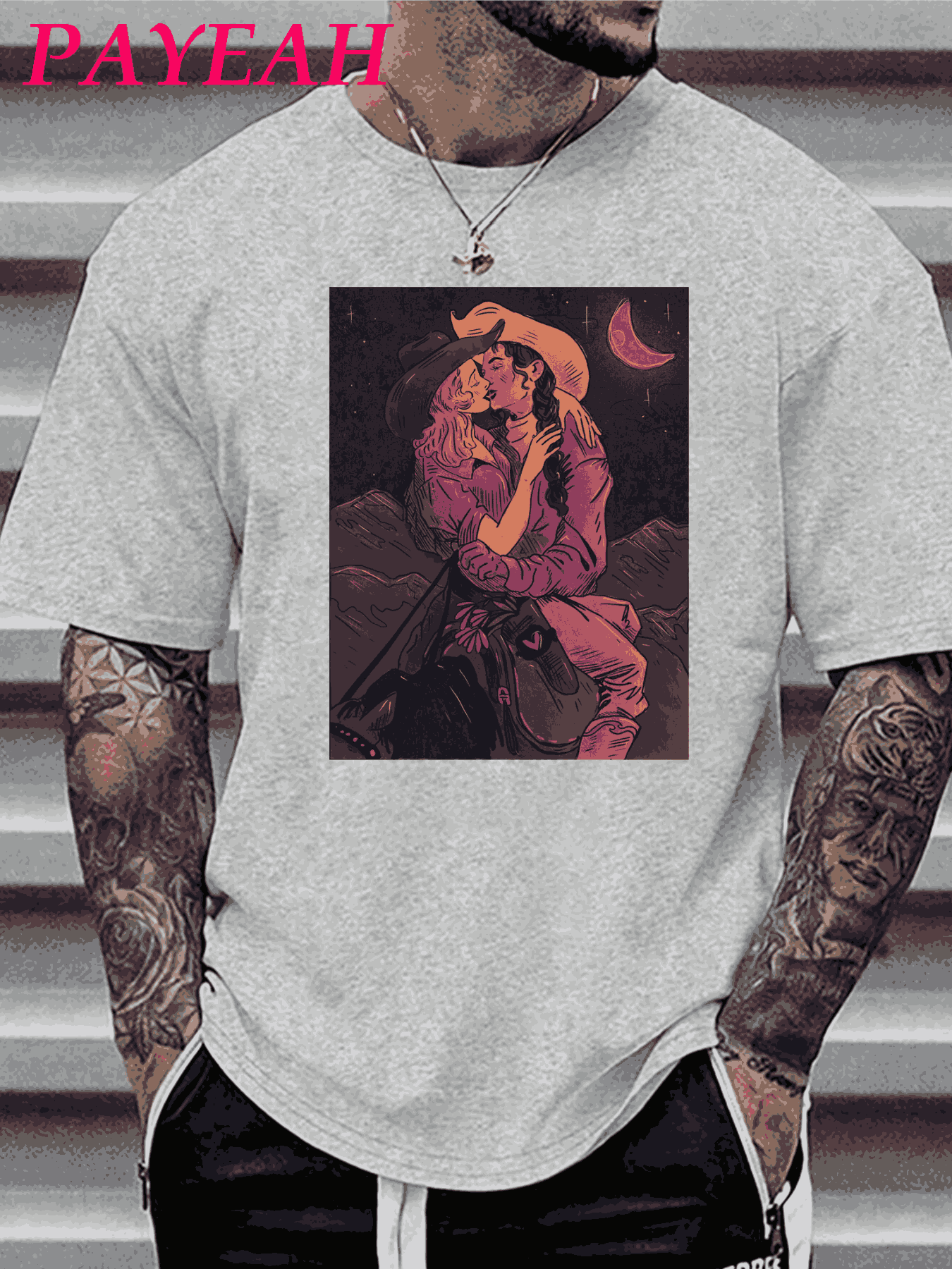 PAYEAH And They Were Partners Print T Shirt (Single Piece)100% Cotton ...