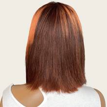 Tóc giả nổi bật Tóc giả Bob tóc thật Tóc giả thẳng 13x4 Tóc giả ren phía trước Tóc giả tóc thật Tóc giả ngắn Tóc giả Bob tóc thật Tóc giả Ombre - Bắt nguồn từ & Ombre - Xem 4