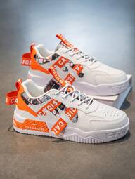 2024 New Fashion Casual Shoes, Durable Outdoor Sports Shoes, Men's Everyday Stylish Sneakers, Soft Sole Comfortable Non-Slip Casual Fashionable Skateboarding Shoes