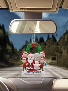 1PC Christmas Ornaments Personalized Christmas Ornaments With Name - Custom Santa Claus Decoration Christmas Ornaments 2024,Multi-Functional,Adjustable,Durable,Anti-Mold,Ornamental,Reusable,Exquisite,Adorable,High-Quality,Modern,Colorful,Cute,Comfortable,Stylish,Custom,Personalized,Unique,Ideal Gifts For Him,Ideal Gifts For Her,Boyfriend,Girlfriend,Dad,Mom,Family,Friends,Son,Daughter,School Students,Office,Tea Room,School,Home