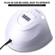 UV Light For Nails, UV LED Nail Lamp For Gel Polish, Fast Nail Dryer With Automatic Sensor, 4 Timer Setting, LED Nail Light For Fingernail And Toenail Nail ,Nail Art Tool,Can Be Used For Valentine's Day And New Year Gifts.