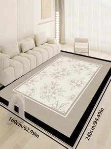 1 件 Maillard 轻奢柔软舒适地毯，适用于客厅卧室厨房办公室入口垫，易于清洁可机洗防滑隔音大面积家用地毯，房间装饰 - 赫特 - 查看 6