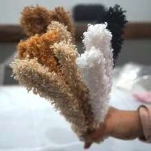 多功能超密珊瑚绒泰迪熊毛扭管清洁器套装-15毫米粗工艺扭管棒，适用于DIY工艺品、圣诞礼物、DIY艺术工艺品装饰，制作动物作为圣诞礼物 - 彩色 - 查看 5