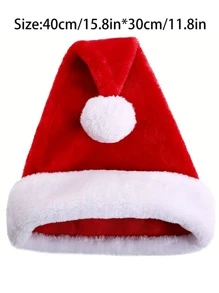 1 Pezzo Decorazione natalizia - Parrucca di Babbo Natale carina, sopracciglia, decorazioni per feste natalizie per uomo e donna, accessori di scena, accessori fotografici, regalo di Natale, scelta ideale per regali, traspirante, riutilizzabile, lavabile, con ponte nasale regolabile, in tessuto cubico confortevole