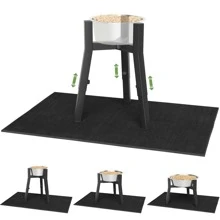 Adjustable Dog Bowl Stand For Medium Large & Extra Large Dogs, 3 Adjustable Tall Dog Food Stand, Adjustable Wide 17.8-27.1cm Heights 25-30-34cm, Raised Dog Bowl Holder, Elevated Dog Bowl & Water Feeder (Bowl Not Included) - Black - View 17