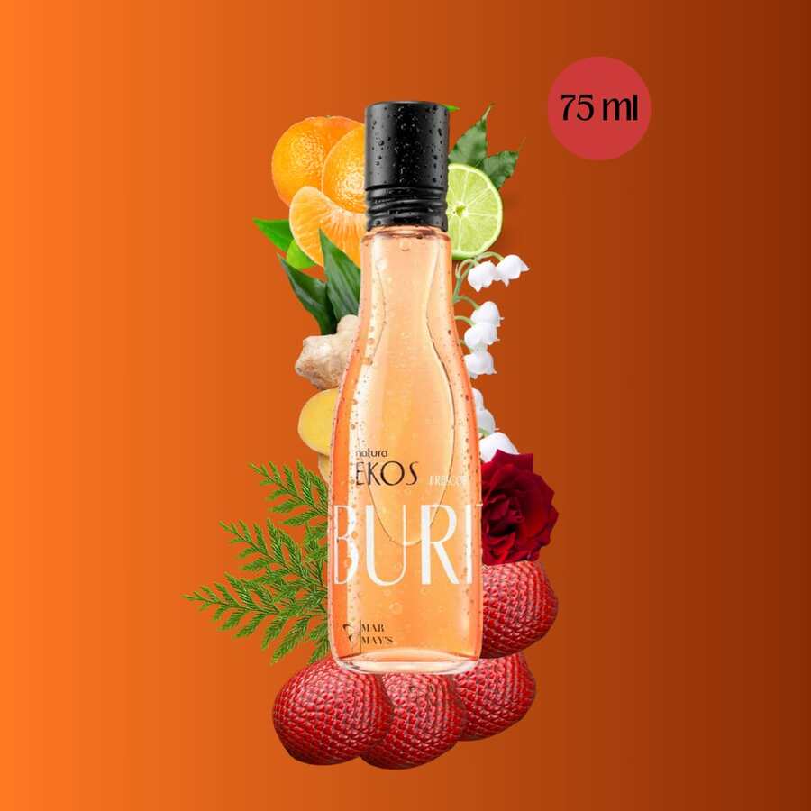 Perfume femenino Frescor Natura Ekos Buriti 75 ml - Citrico floral - Ver 1