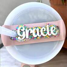 Tấm tên cốc H2.0 được cá nhân hóa-VUI LÒNG đọc Mô tả .1 Nhãn tên cá nhân cho cốc 40oz tùy chỉnh, Phụ kiện cốc, Nhãn tên cá nhân cho nắp thủy tinh, Thẻ tên, Quà tặng bình nước Giáng sinh - Kiểu-1 - Xem 3