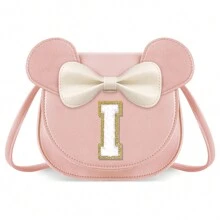 Girls' Wallet, Toddler Wallet, Letter S Crossbody Bag, Cute Birthday Gift For Daughter, Granddaughter, Niece, Sister, Stepdaughter, Personalized Letter Wallet, Unique Design, Suitable For Daily And Party Use - Small-pink - View 20