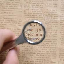 1pc 10x Handheld Magnifying Glass With Tweezers, Portable Jewelry Loupe For Coin, Stamp, And Jewelry Repair - Silvery - View 2