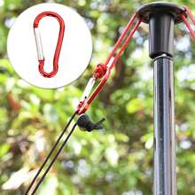 5Pcs/10Pcs Tarp Clip Windproof Clamp With Carabiner, Awning Clamp Set For Awnings Outdoor Camping Caravan Canopies Tent Strengthen The Firmness Of The Tent Canopy Outdoors To Prevent Strong Winds. High Strength Material, Sturdy And Durable