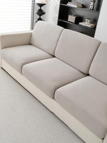 1 Vỏ đệm ghế sofa co giãn, Vỏ bọc ghế sofa chống trượt bằng vải nhung 4 mùa, Bảo vệ toàn diện cho ghế sofa, Có thể giặt bằng máy, Kết cấu màu xám nhạt, Phù hợp với ghế sofa hình chữ L và ghế sofa 1/2/3/4 chỗ ngồi, Thân thiện với thú cưng - Màu xám trăng - Xem 6