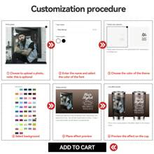 1 Miếng Ảnh Tùy Chỉnh Cá Nhân + Tên Nhà tạo mẫu tóc DIY Barber Cốc nước bằng thép không gỉ 20 Oz Cốc cà phê có nắp và ống hút Cách nhiệt lạnh Chai nước cà phê mùa hè Quà tặng cho nhà tạo mẫu tóc, bạn bè tạo mẫu cho bạn bè ngày lễ, quà tặng gia đình, quà tặng tùy chỉnh - màu xám đen - Xem 4