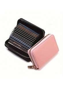Women's Business Card Holder Wallet/Black/Pink/Blue/Red, Bank Card/ID Card/Card Slot, Card Wallet Case - Multicolor - View 11