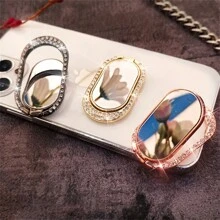 Luxuriöser Metall-Mobilring-Halter - 360° Drehung, perfekt für Männer & Frauen - TV-Serien Uhren & Handyzubehör kompatibel mit iPhone, Android-Handy, Geschenk zum Geburtstag, für Familie, Freunde Fingerring-Halter, Handygriff