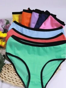 Teen Girl 8 Pieces Underwear Comfortable Briefs