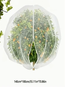 Garden Mesh Bags With Zipper: Protective Net Cover For Fruits And Vegetables, Bird Barrier Net Bags To Prevent Insects, Cicadas, Squirrels - Multiple Sizes Polyester Net
