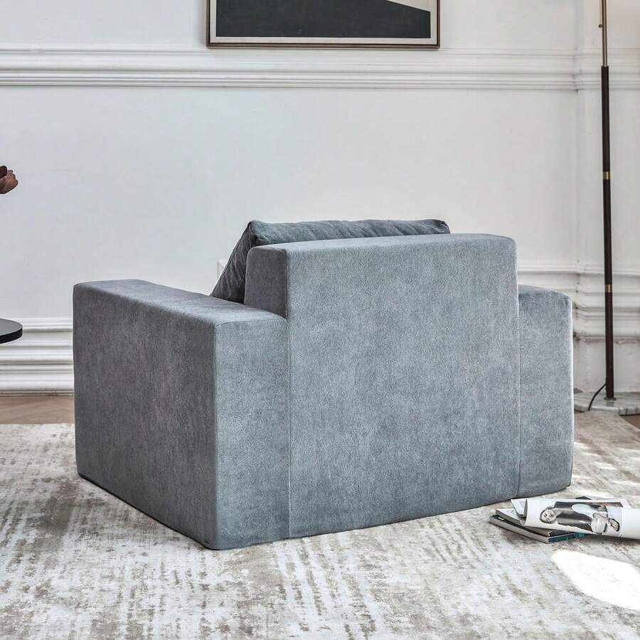 Sofa In A Box Foam Sofa Couch With Pillow, Bean Bag Chairs For Adults