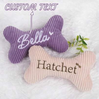 Personalized Dog Bone Pillow, Personalized Pet Gifts, Embroidered Dog Toys, Pet Owner Gifts, Pet Furniture, Pet Gifts, Christmas Gifts Ornamental,Cute,Colorful,Cuties Unique,Customized Home Goods Ideal Gifts For Him,Ideal Gifts For Her Her,Family,Friends,Pet Lovers,Pet For Anniversaries,For Birthdays Ornamental,Engraved Stylish,Fashion,Colorful,Vintage,Cute,Contracted,Cuties Custom,Unique,Customized,Personalized Pet For Anniversaries,For Birthdays