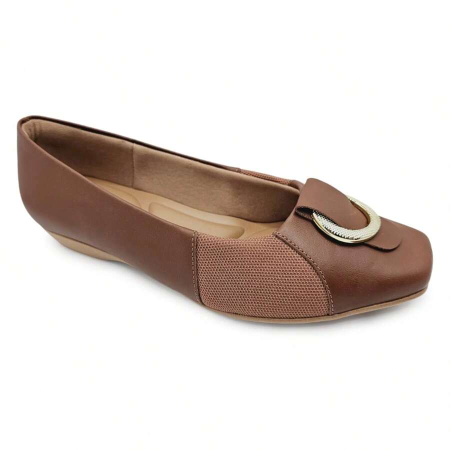 Usaflex Leather Shoe Suitable For Bunions - 駝色 - 查看 1