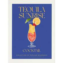 1pc Cheers Kir Royale Cocktail Island Iced TeaPina Colada Tequila Poster In Nghệ thuật treo tường Tranh Canvas Trang trí phòng Trang trí nhà Không có khung - Nhiều màu - Xem 27