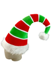 Mũ ông già Noel Giáng sinh, Mũ ông già Noel lông ngắn sang trọng cho người lớn và trẻ em, Trang trí tiệc - Nhiều màu - Xem 6