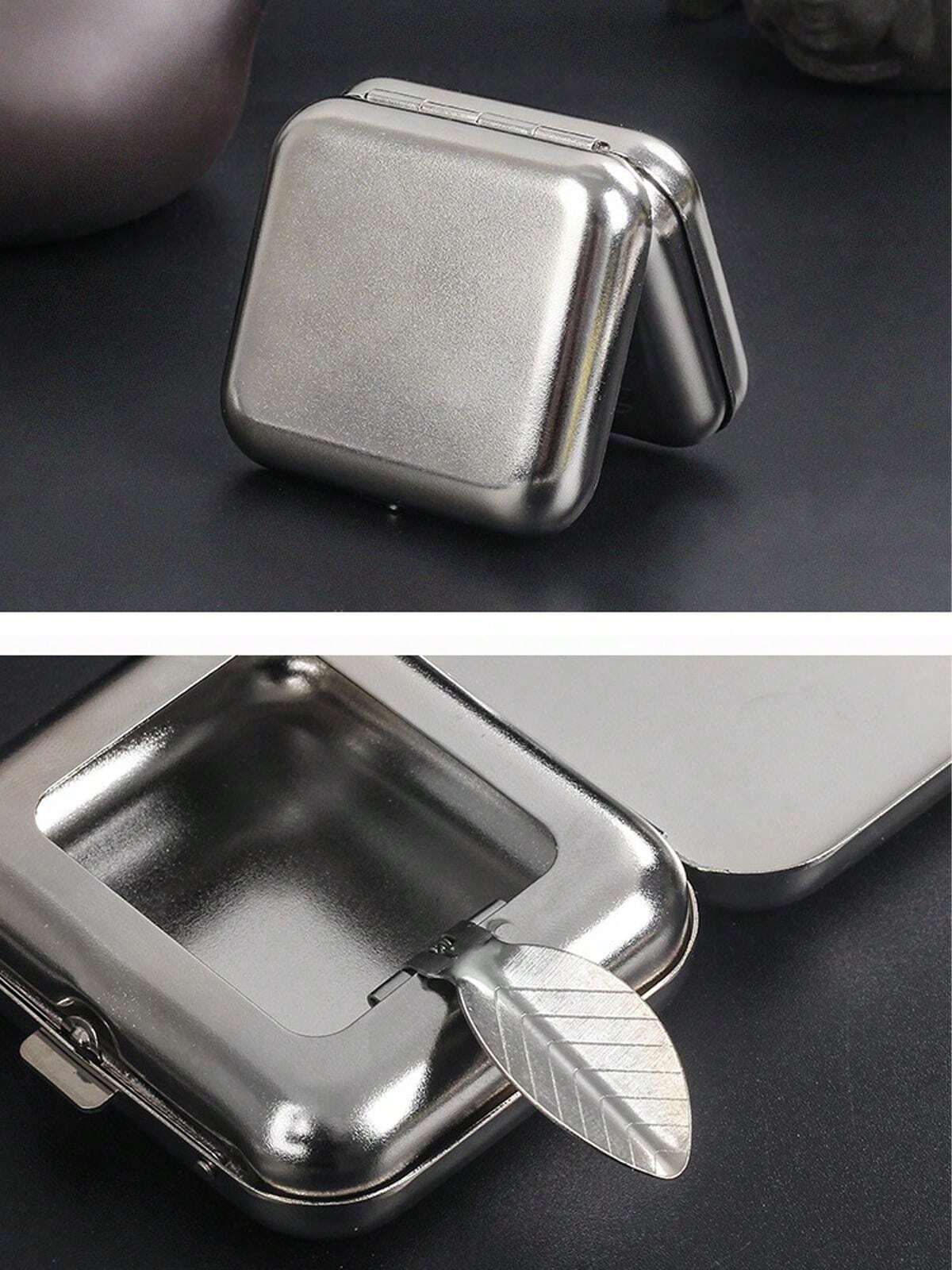Personalized Stainless Steel Portable Ashtray For Outside Patio Cigarette Butt Disposal Outdoor