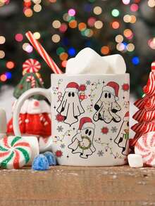 1 cái 11oz Cốc ma vui nhộn Giáng sinh Ông già Noel Cốc ma dễ thương Cốc cà phê Giáng sinh Quà tặng Giáng sinh Cốc mùa đông Cốc ngày lễ Giáng sinh Quà tặng cho cô ấy, Cách nhiệt, Có thể tái sử dụng, Chỉ rửa tay, Cốc đựng nước, Trang trí Giáng sinh, Quà tặng sinh nhật, Năm mới, Lễ tạ ơn, Tiệc tùng, Đồ uống mùa hè và mùa đông, Thích hợp cho đồ uống nóng hoặc lạnh, Đồ dùng nhà bếp, Ngày lễ tình nhân, Lễ kỷ niệm, Đám cưới, Lý tưởng cho nước trái cây, Sữa, Quà tặng cho anh ấy - Nhiều màu - Xem 1