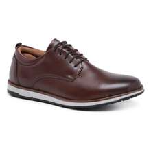 Men's Comfortable Brown And Black Oxford Derby Shoe Kit With Wallet And Belt - Nhiều màu - Xem 6