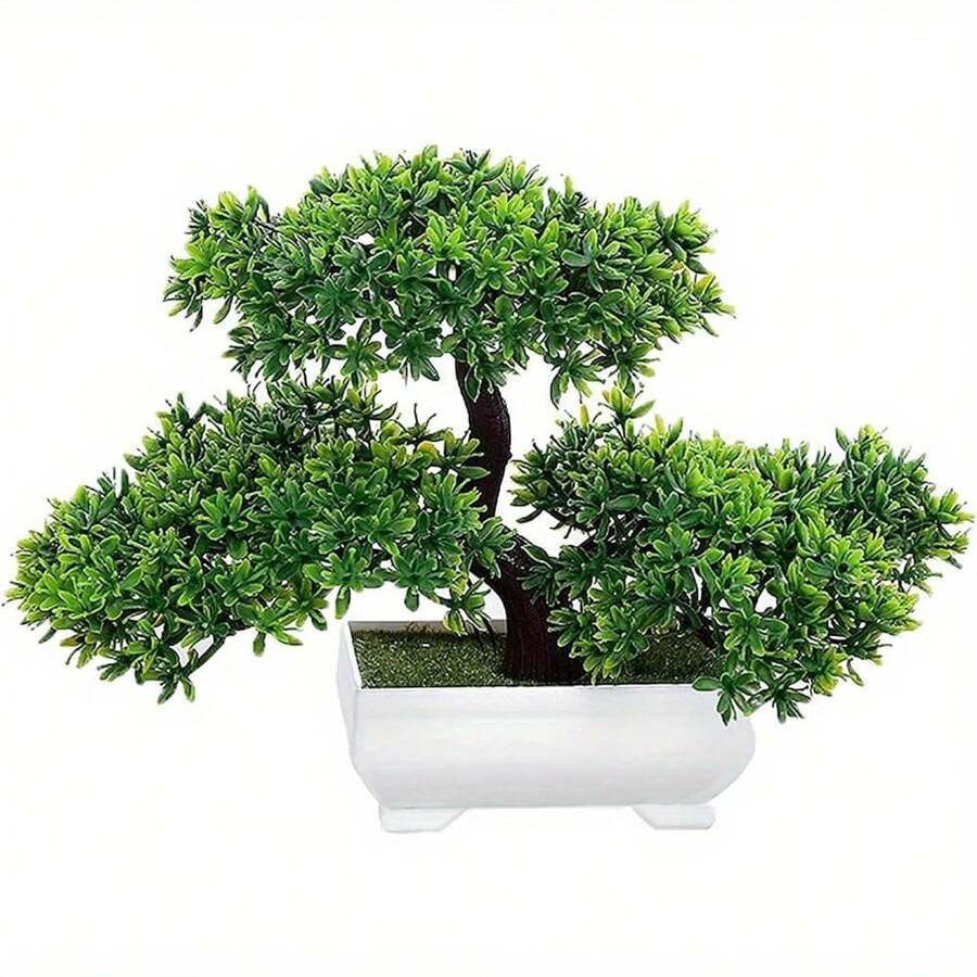 Bonsai Tree With Pot Artificial Plant Fake Tree Decoration For Home Office Desktop Windowsill - Variant1 - View 1