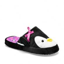 Pakar Zapaterias HUARACHETAS SLIPPERS FOR GIRLS BLACK WHITE - Black - View 1