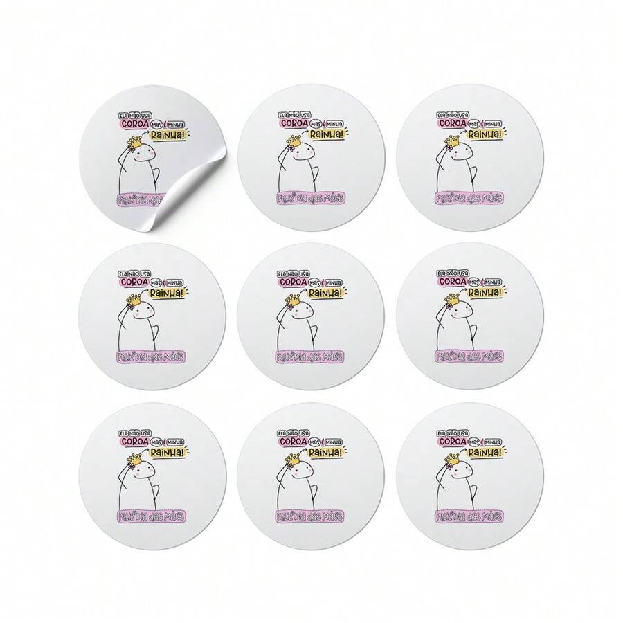 120 Adhesive Tags She Doesn't Wear A Crown But She's My Queen Mother's