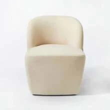 Pasadena Swivel Accent Chair - 米色 - 查看 3