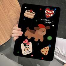 1PC cho Xiaomi6 Case gấp ba có khe cắm bút Redmi Pad SE 11 inch Tablet Case trong suốt chống rơi chống bụi Penguin Red Hat Puppy Full Cover Protective Case - trắng - Xem 7