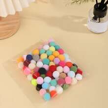 300 件 1.0 1.5 2.0 2.5 圣诞绒球迷你绒球，绒球蓬松绒球迷你工艺绒球用于圣诞节 DIY 派对装饰，多色绒球，各种尺寸和颜色绒球用于艺术和工艺制作装饰，用于艺术和工艺的绒球，工艺用品，用于感恩节万圣节圣诞节工艺品家庭办公室花环装饰 - 彩色 - 查看 15