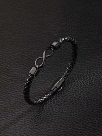 Pulsera de metal minimalista para hombres, pulsera Clasp de moda, regalo de Navidad, cumpleaños, Navidad y Año Nuevo, Día de San Valentín, regalos festivos